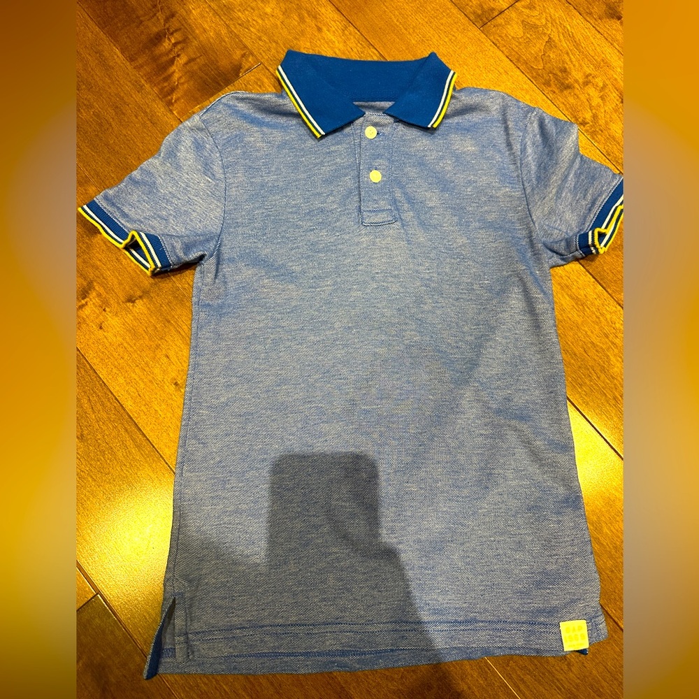 ⭐️BUNDLE 10 for $50⭐️ GAP KIDS • Blue Polo Shirt with Yellow Accents